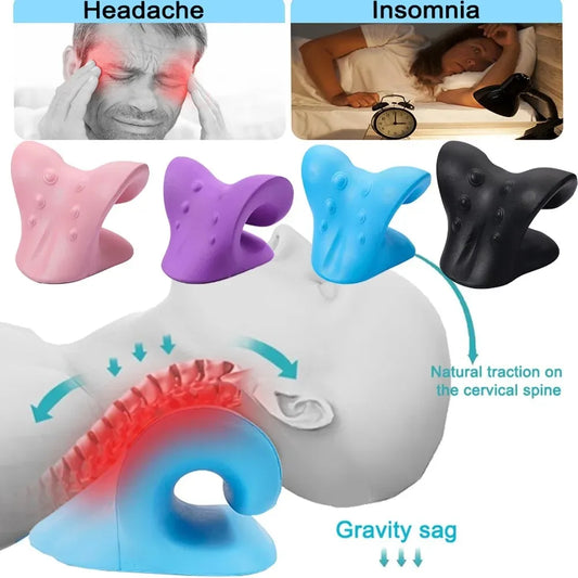 NeckElevate BlissCloud : Cervical Massager Traction Pillow