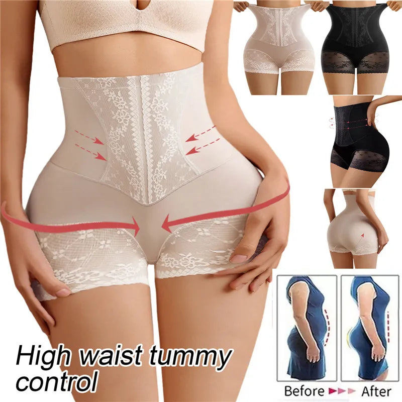 Tummy-Taming High-Waisted Panty with Hip Enhancements and Postpartum Hip Lift