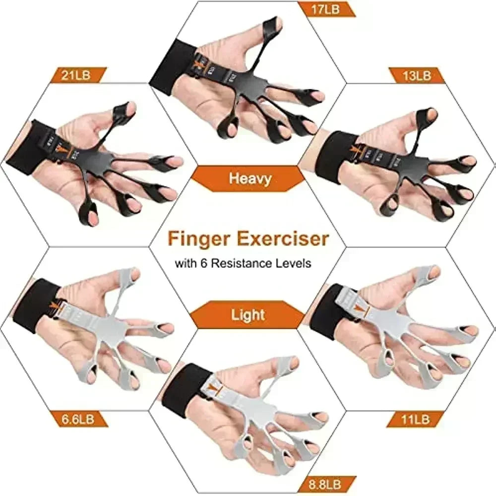 FlexGrip ProTrainer: Silicone Finger Exercise Stretcher and Hand Strengthener