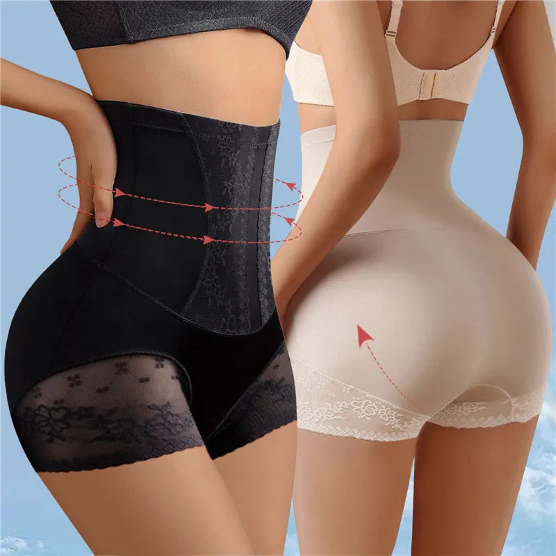 Tummy-Taming High-Waisted Panty with Hip Enhancements and Postpartum Hip Lift