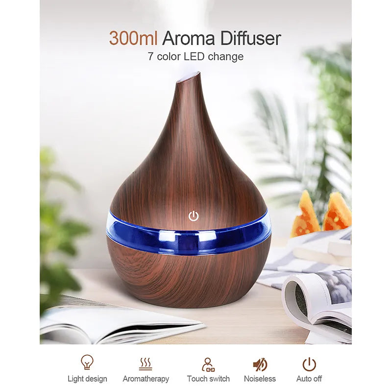 AromaFlow USB Bliss: Mini Portable Aromatherapy Essential Oil Diffuser and Humidifier