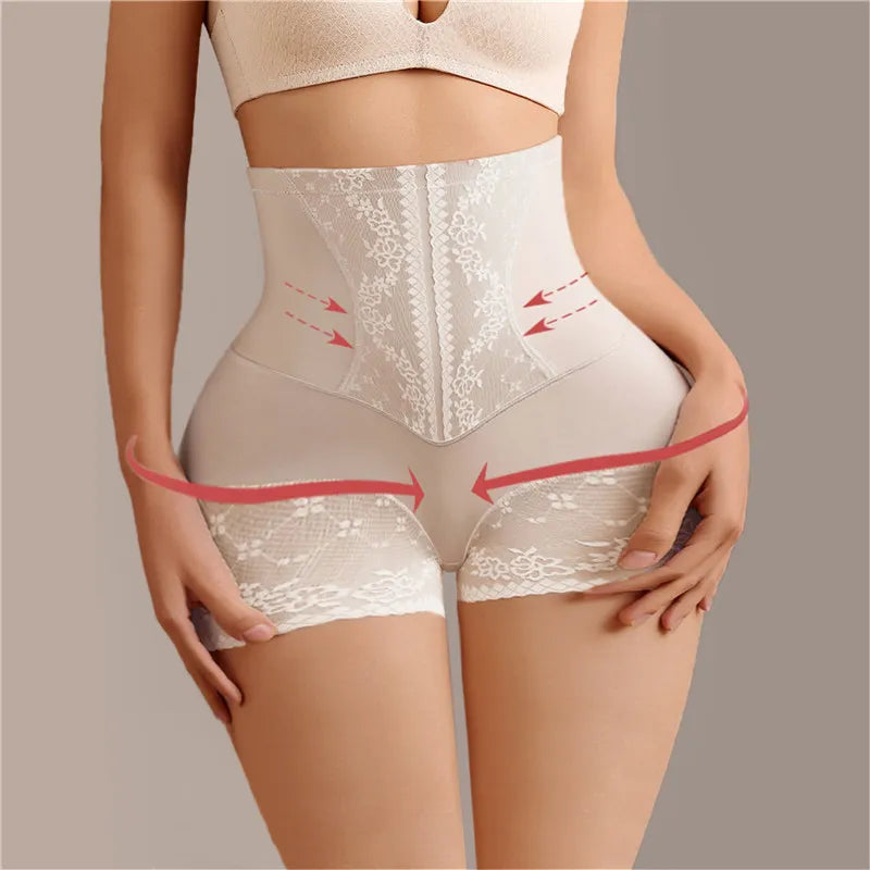 Tummy-Taming High-Waisted Panty with Hip Enhancements and Postpartum Hip Lift