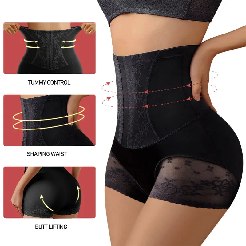 Tummy-Taming High-Waisted Panty with Hip Enhancements and Postpartum Hip Lift