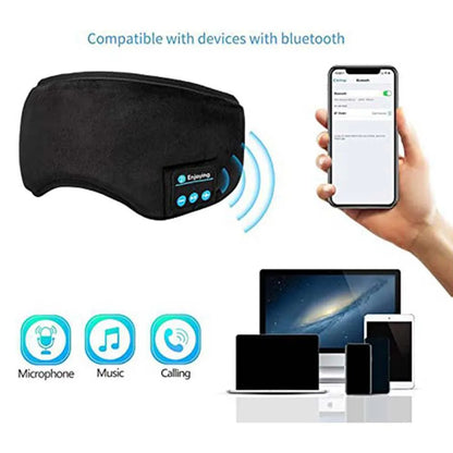 SoundSlumber Bliss : Bluetooth Sleep Eye Mask with Soft Elastic Comfort