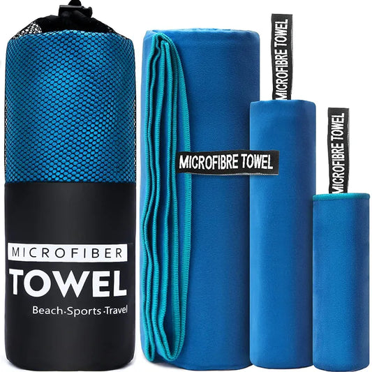 SwiftDry Sportive Microfiber Towel: Portable Ultralight Absorbent Towel with Quick-Dry Technology