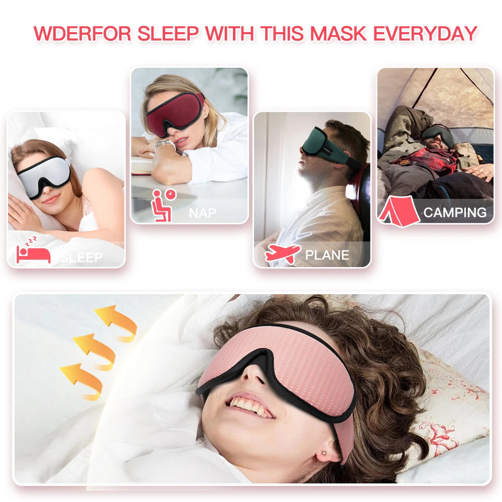 DreamGuard 3D BlissMask: Memory Foam Sleep Eye Mask