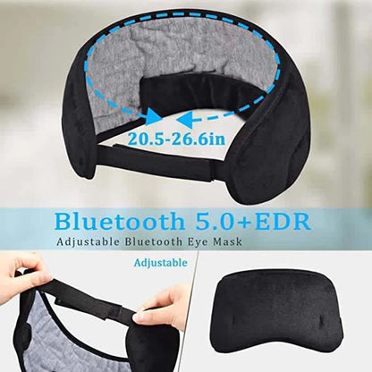 SoundSlumber Bliss : Bluetooth Sleep Eye Mask with Soft Elastic Comfort