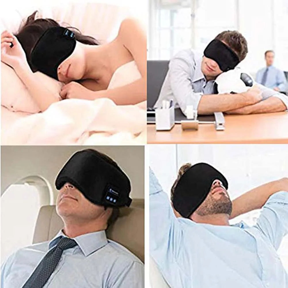 SoundSlumber Bliss : Bluetooth Sleep Eye Mask with Soft Elastic Comfort